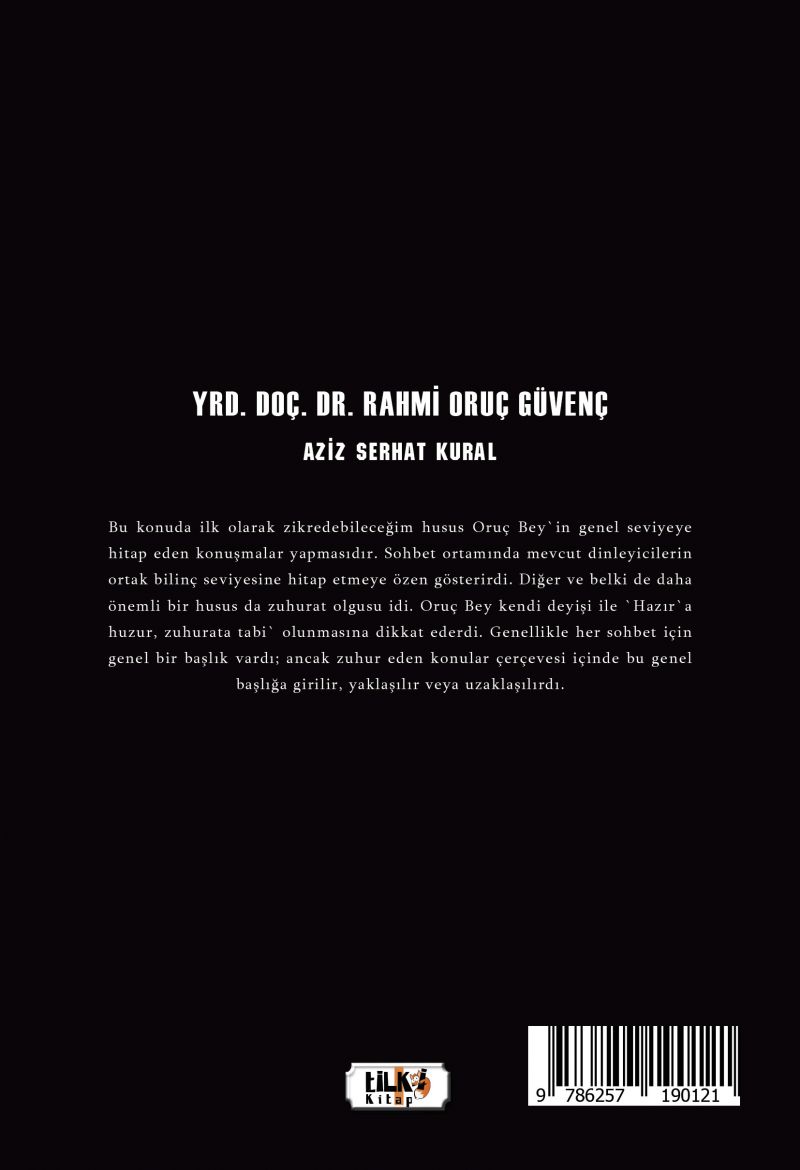 Yrd. Doç. Dr. Rahmi Oruç Güvenç