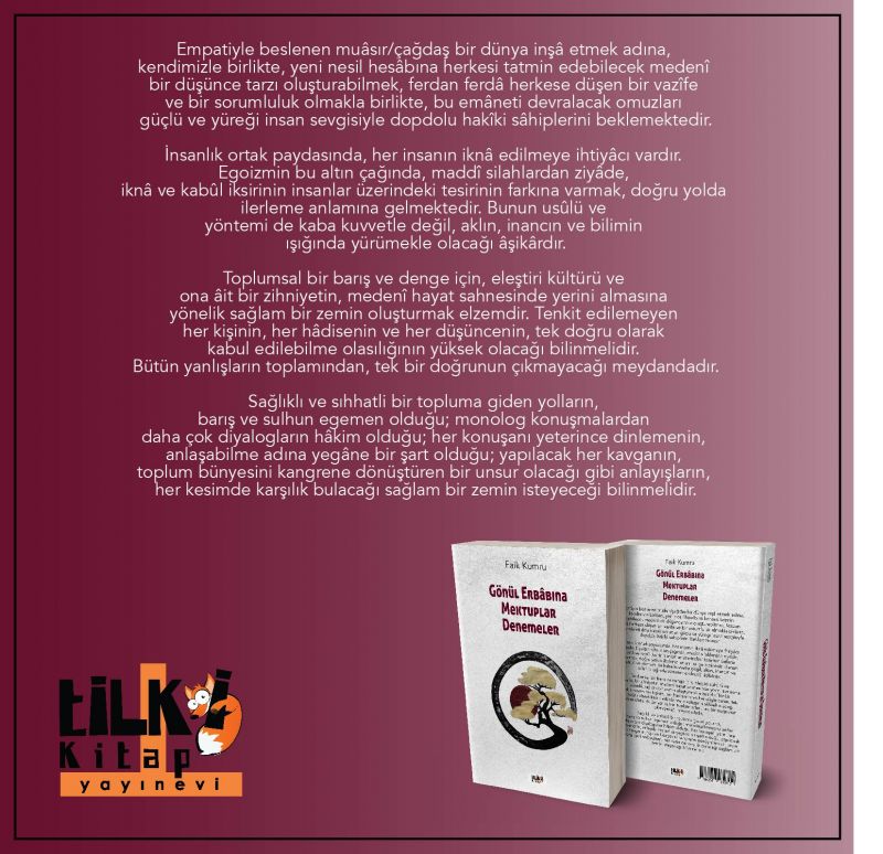 Gönül Erbâbına Mektuplar Denemeler