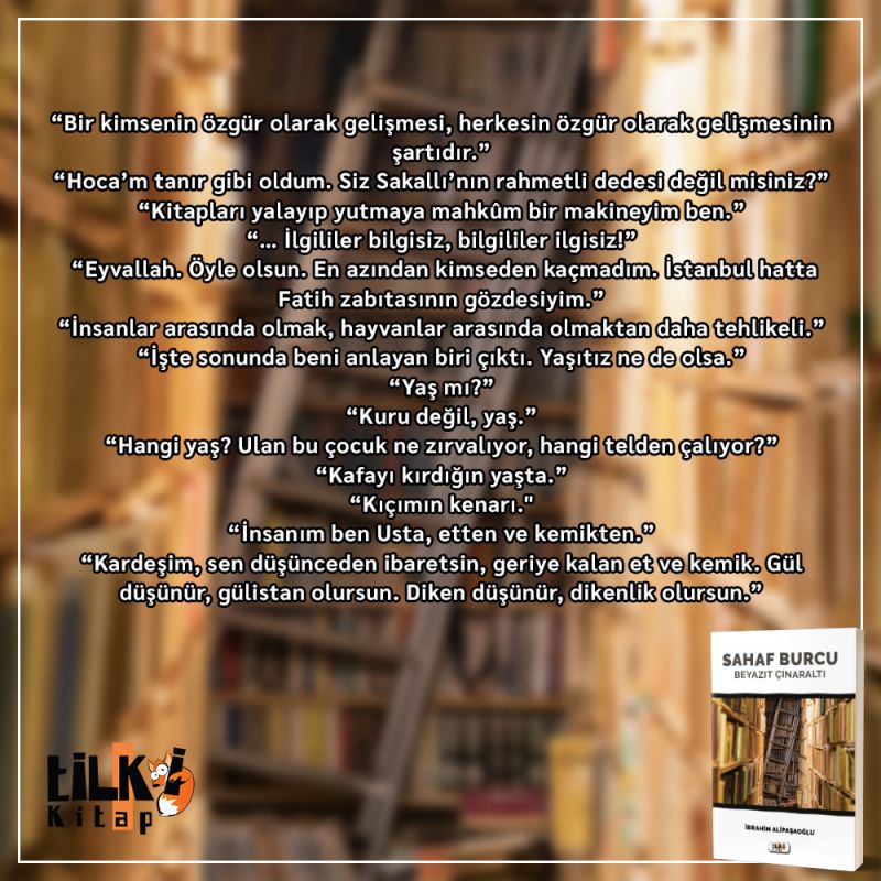 Sahaf Burcu Beyazıt Çınaraltı