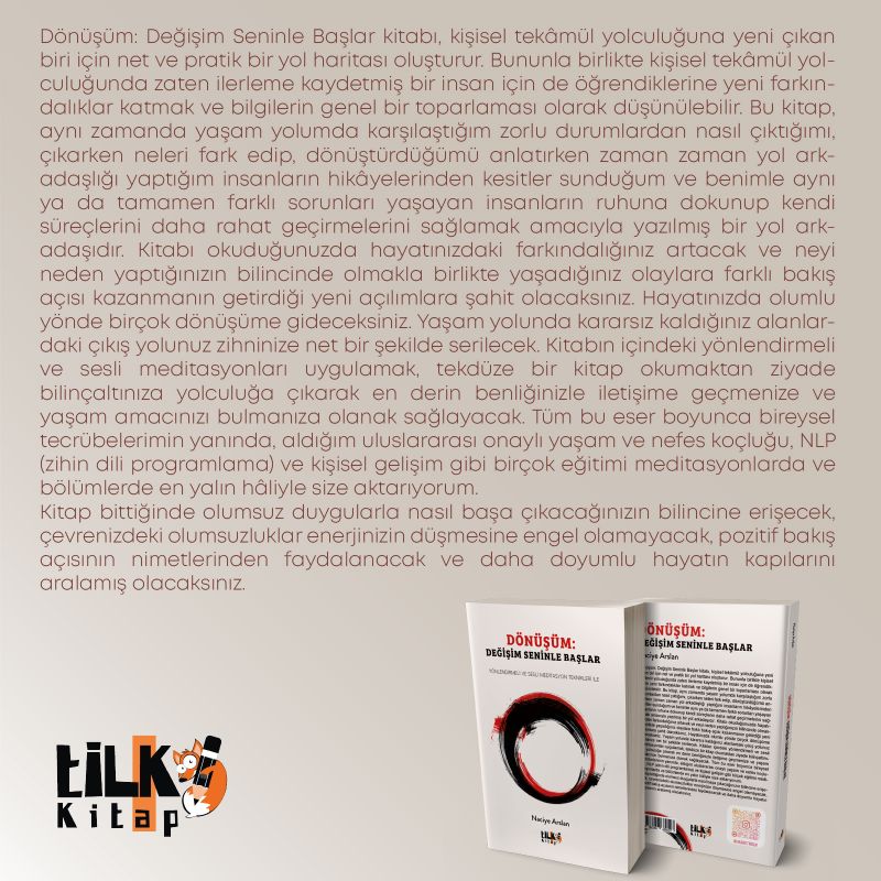 Dönüşüm: Değişim Seninle Başlar